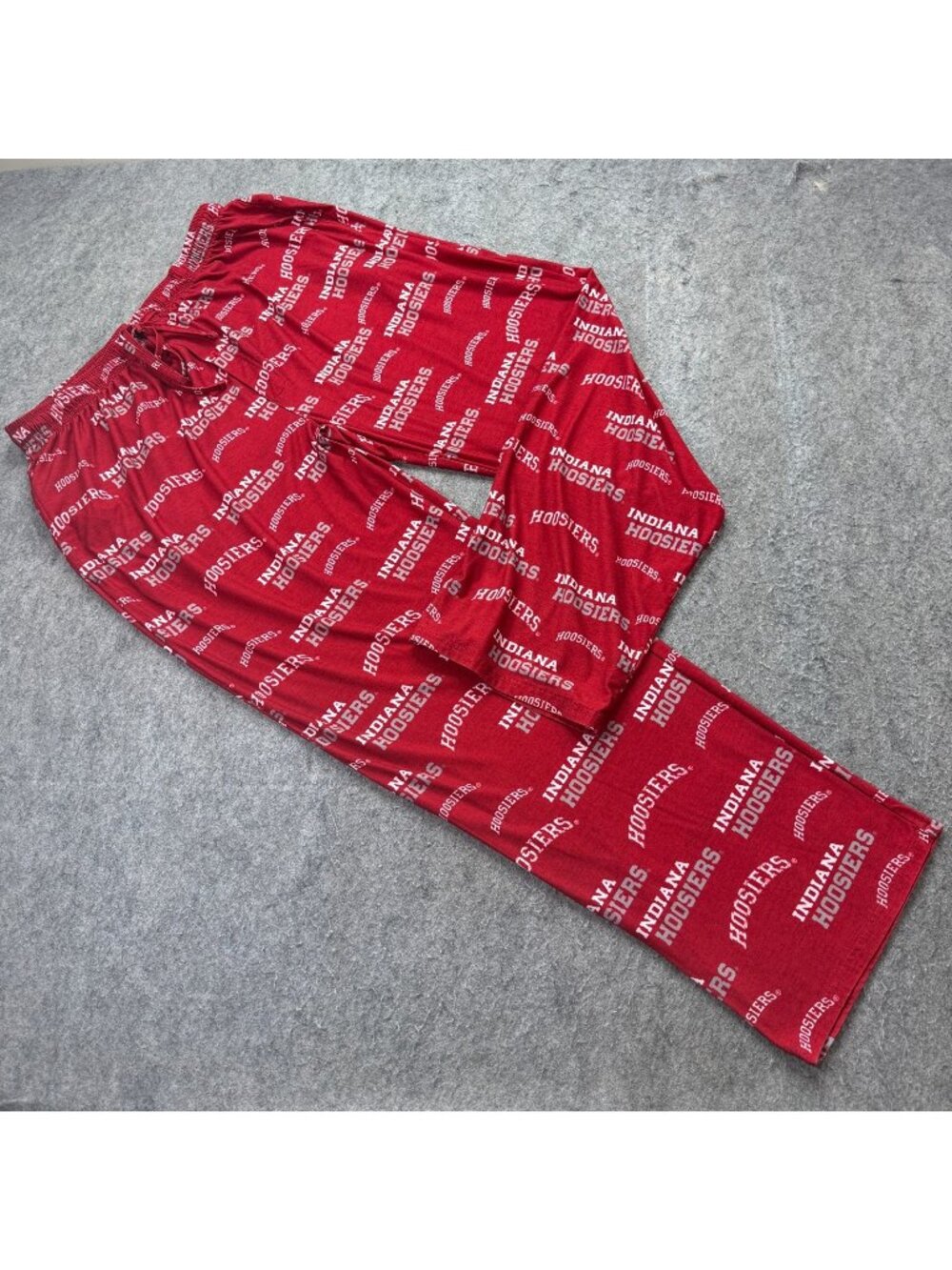 Indiana Hoosiers Pajama Bottoms Concepts Sport Men XL Red Jersey Graphic 32"